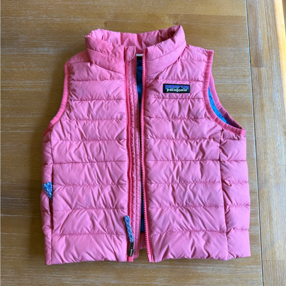 Patagonia Kids Pink Quilted Vest